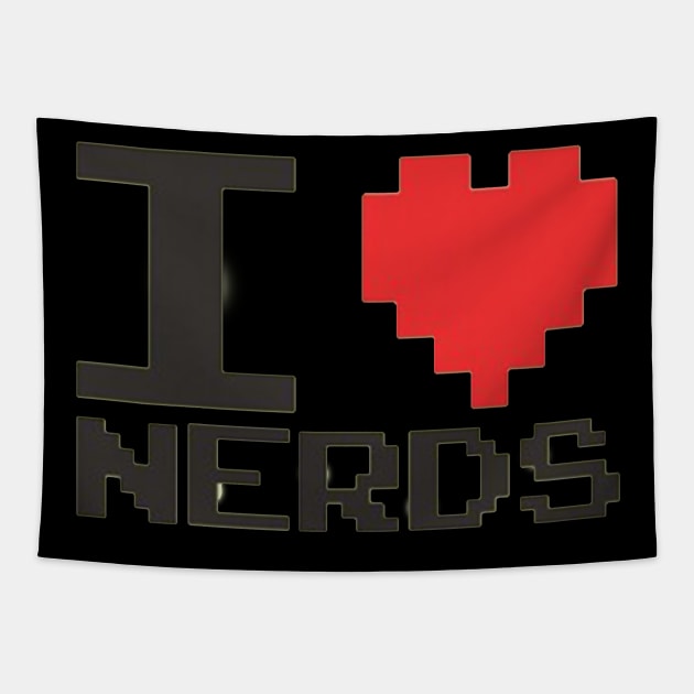 I love Nerds Tapestry by Zaki_GFX