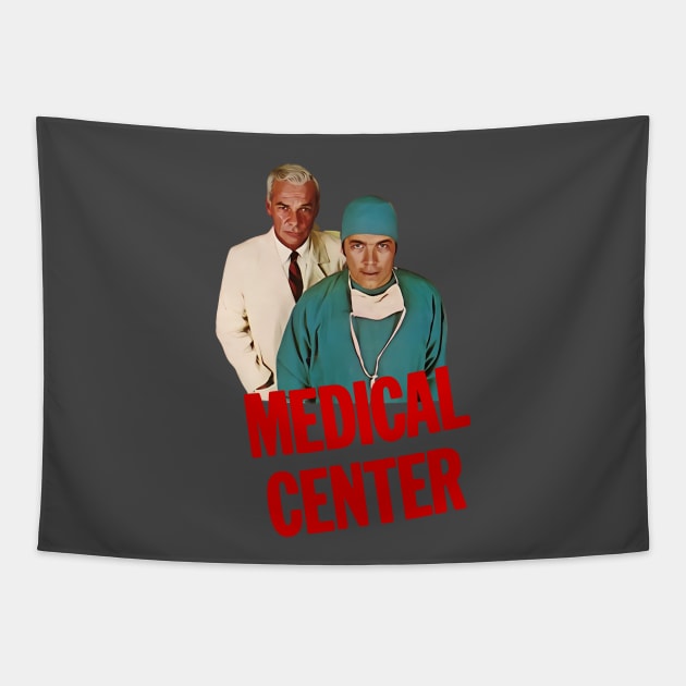 Medical Center - Chad Everett - 60s Tv Show Tapestry by wildzerouk