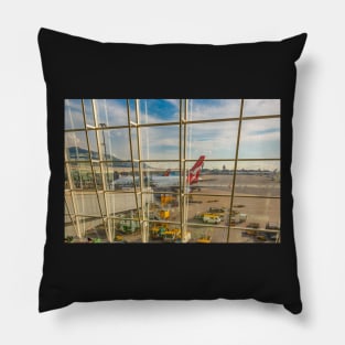 Ready For Departure - A380 Airliner - Airplane Artwork Pillow