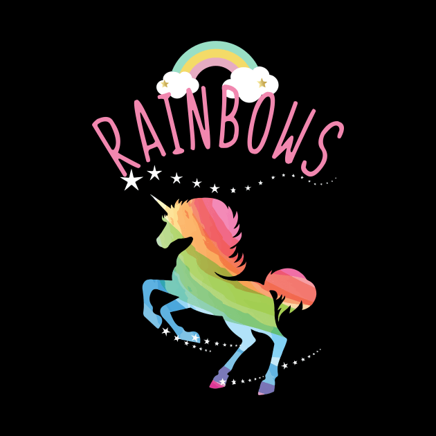 Rainbow Unicorn by Imutobi