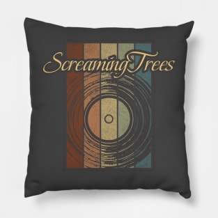 Screaming Trees Vynil Silhouette Pillow