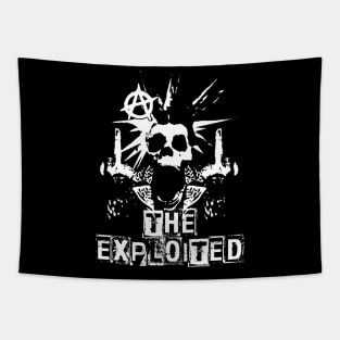 exploited skeleton punk Tapestry