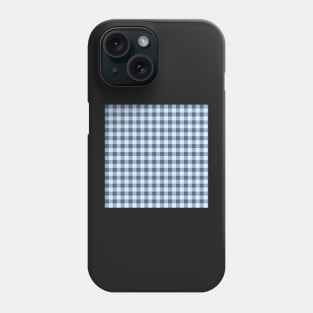 Gingham by Suzy Hager       Bermuda Blue Large Gingham Phone Case