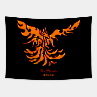 The Phoenix - Orange Tapestry