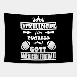 american football cooler als Fußball Quarterback Tapestry