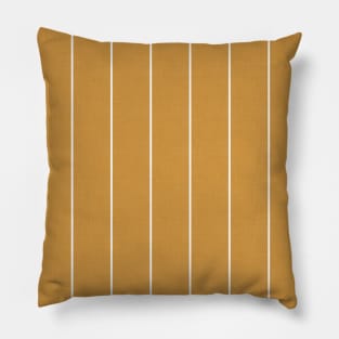 Classic Geometry / Stripes on Golden Sand Pillow
