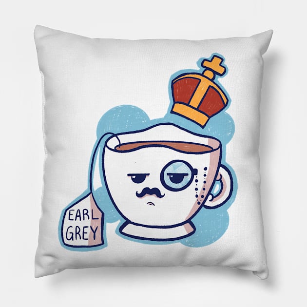 Earl Grey Tea Pillow by whatsun