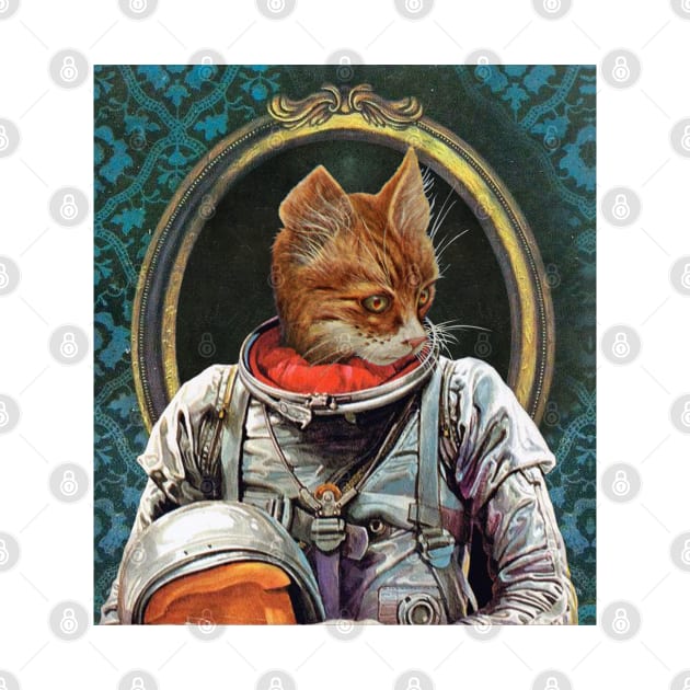 Catstronaut by basementgalaxy