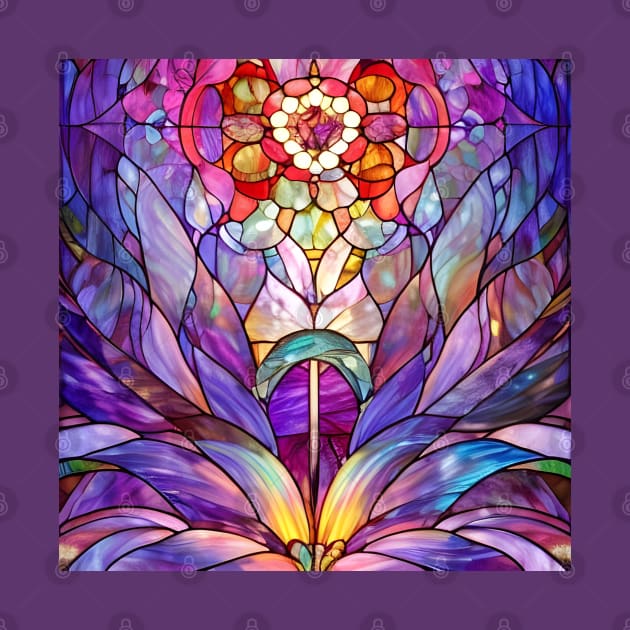 Stained Glass Lily by Chance Two Designs