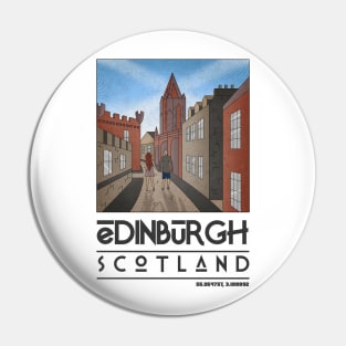 Edinburgh Scotland Travel Pin