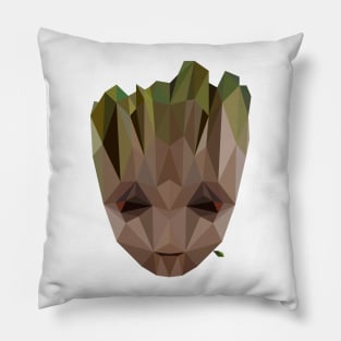 Baby Groot Poly Pillow