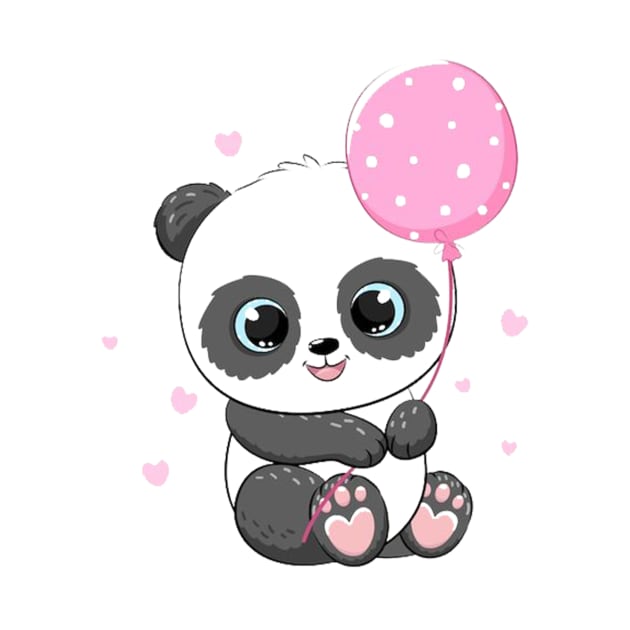 panda balloon by World Famous Pandas