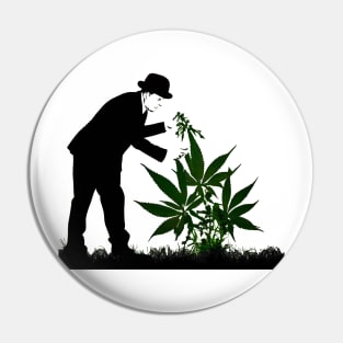 Banksy Buds Pin