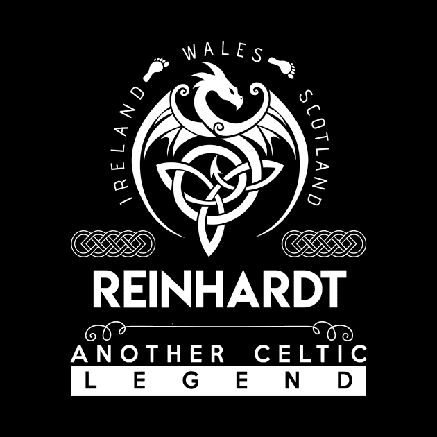 Reinhardt Name T Shirt - Another Celtic Legend Reinhardt Dragon Gift Item by harpermargy8920