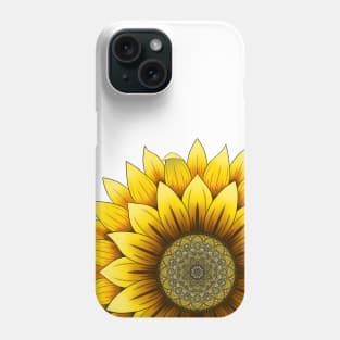 Sunflower Mandala Phone Case