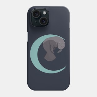 Manatee Moon Phone Case