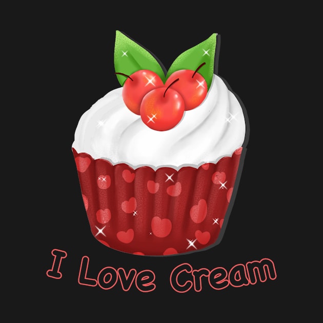 I Love Cream by  Chirido_Bin