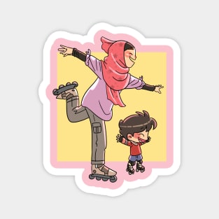 Roller Skate! Magnet