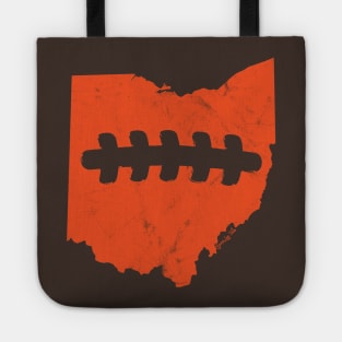 Cleveland Browns Ohio Football Fan Laces Design Tote