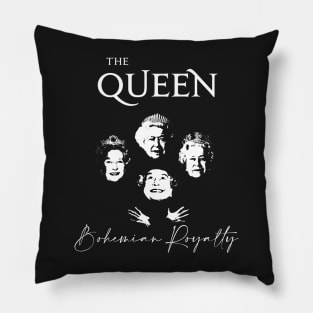 Bohemian Royalty – The Queen Elizabeth II Pillow