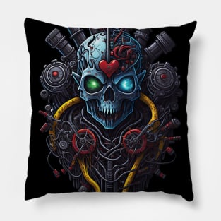 Cyborg Hearts Pillow