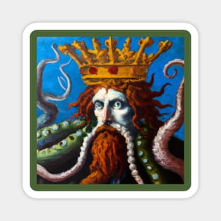 Classic Portrait of King of the Krakens Magnet