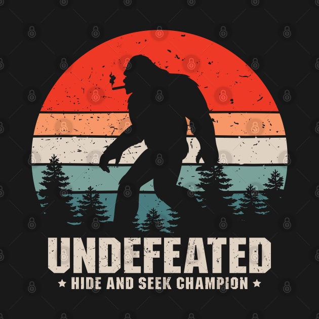 Hide and Seek World Champion - Funny Bigfoot by Ayana's arts