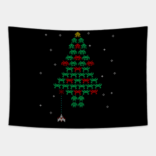 christmas invaders Tapestry