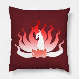 Nine tailed red fox Pillow