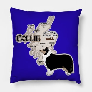 Rough Collie - Tricolor - Scotland Pillow