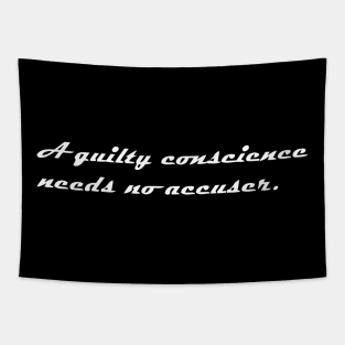 A QUILTY CONSCIENCE Tapestry