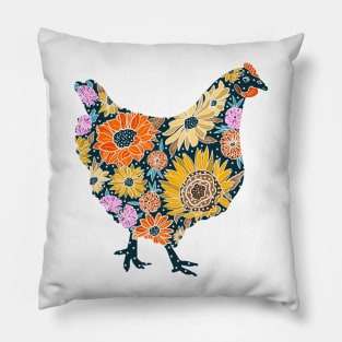 Deborah the Floral Chicken Pillow