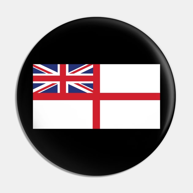 White Ensign Pin by Wickedcartoons