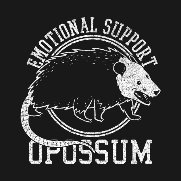 Vintage Emotional Support Opossum by neira