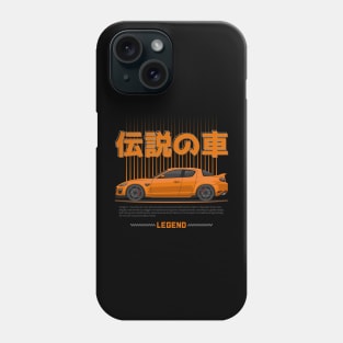 Tuner Orange RX8 JDM Phone Case