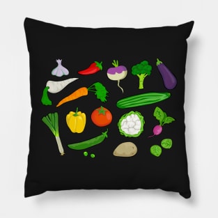 Veggies Pattern Pillow