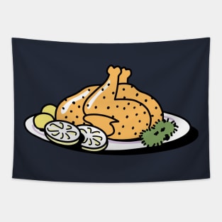 Roasted turkey Tapestry