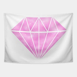 Bright Pink Diamond Tapestry