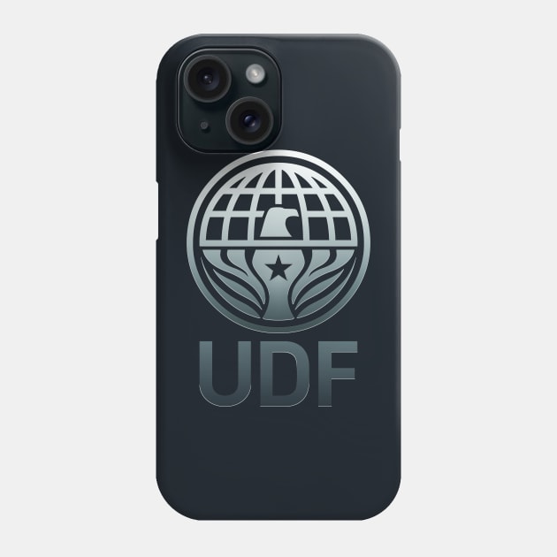 United Defense Force (UDF) - silver Phone Case by HtCRU