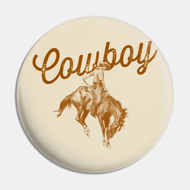 Cowboy Pin by Throwzack