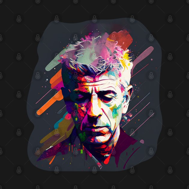 Anthony Bourdain Master Chef Art by Barn Shirt USA