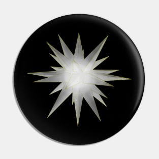 Moravian Star In The Dark Pin