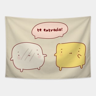 Te extraño como la arepa al queso! Tapestry