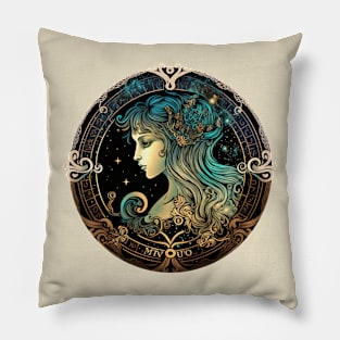 Virgo Zodiac Sign Pillow