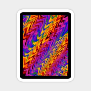 Rainbow abstract Magnet