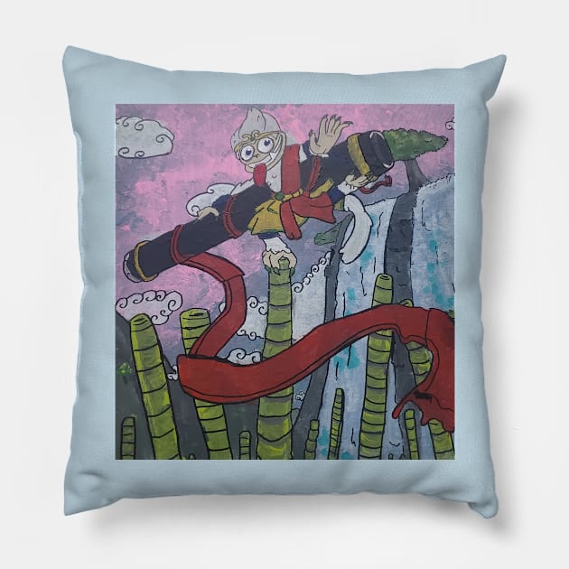 Monkey King Pillow by CutesyKreepy