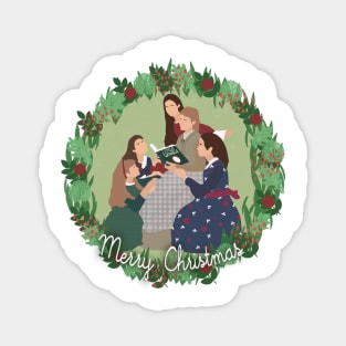 March Sisters Little Women Christmas Magnet