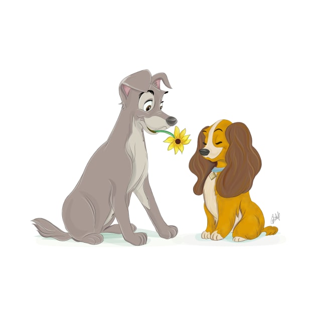 Lady and The Tramp by Art_incolours