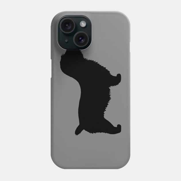 Glen of Imaal Terrier Silhouette Phone Case by Coffee Squirrel