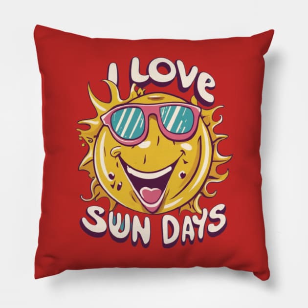 Sunny Days Pillow by UnniqDesigns
